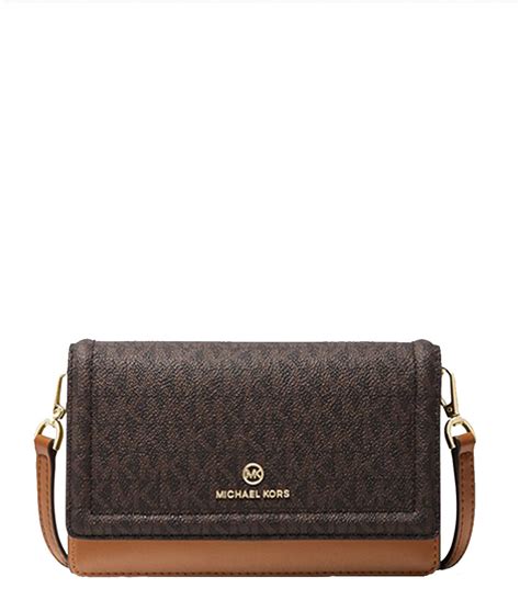 michael michael kors jet set charm signature phone crossbody|Michael Kors jet crossbody bag.